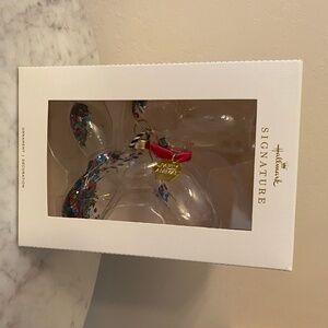 NIB Hallmark Signature party animal ornament